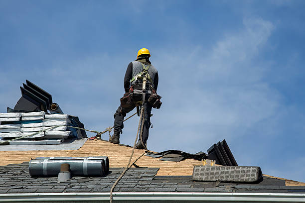 Professional Flat Roof Repair technician working in Kingman, KS